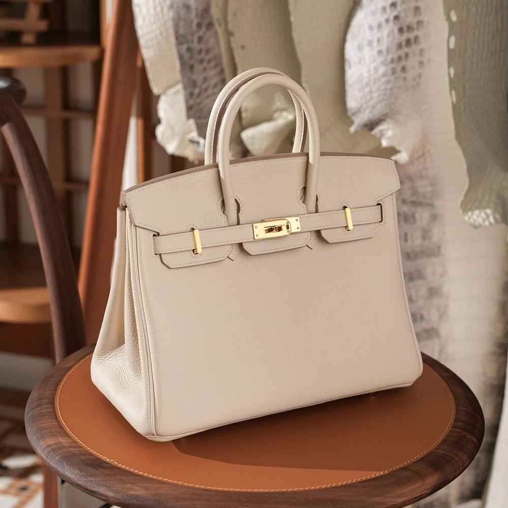 에르메스 올수공 버킨 25 토고 골드 버클