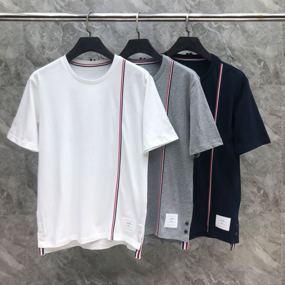 톰브라운 24SS 웨빙 플레인 라펠 반팔