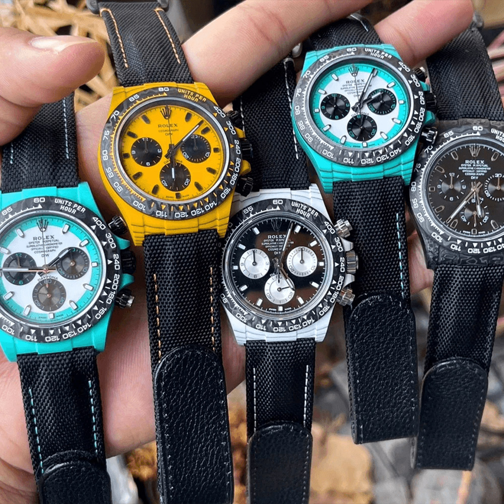 DIW공장 커스텀 롤렉스 데이토나 크로노그래프 카본 커스텀 40mm