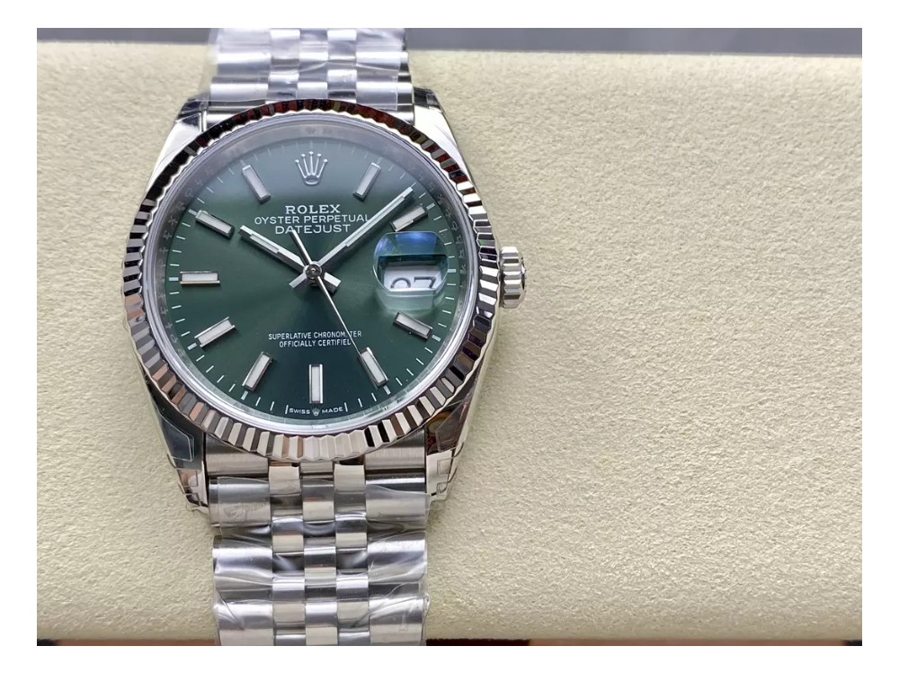 VS공장 롤렉스 데이저스트 그린 다이얼 바인덱스 SS 쥬빌레 36mm 116234