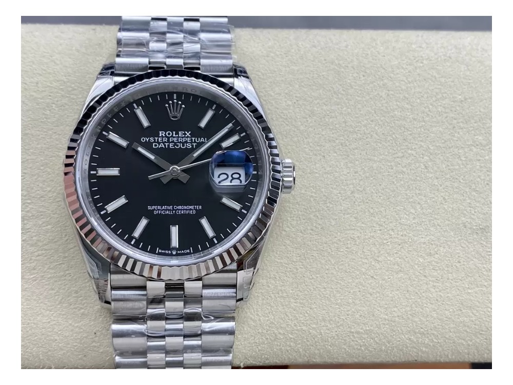 VS공장 롤렉스 데이저스트 블랙 다이얼 바인덱스 SS 쥬빌레 36mm 116234