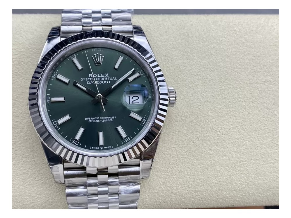 VS공장 롤렉스 데이저스트 그린 다이얼 바인덱스 SS 쥬빌레 41mm 126334