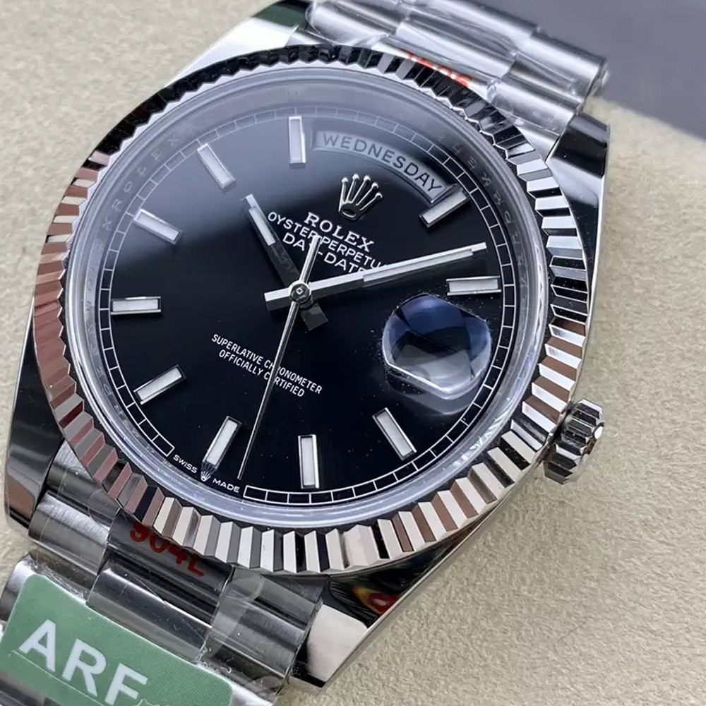 ARF공장 롤렉스 데이데이트 검판 인덱스 다이얼 화이트골드 40mm m228239