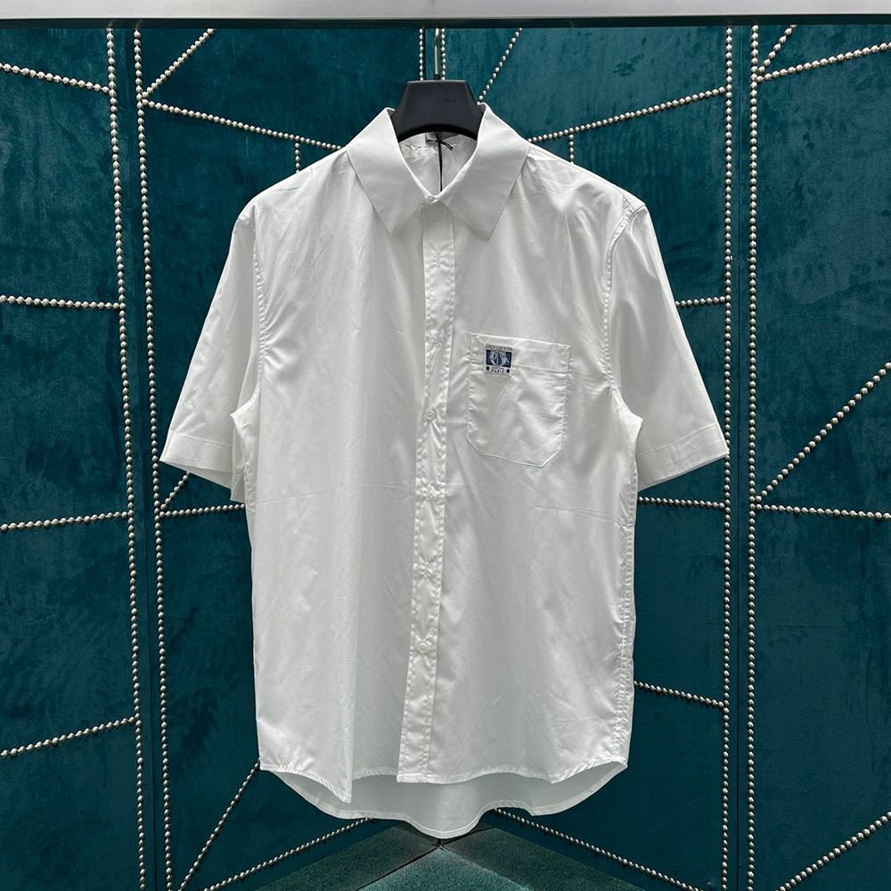 디올 24SS 포켓 패치로고 반팔 셔츠