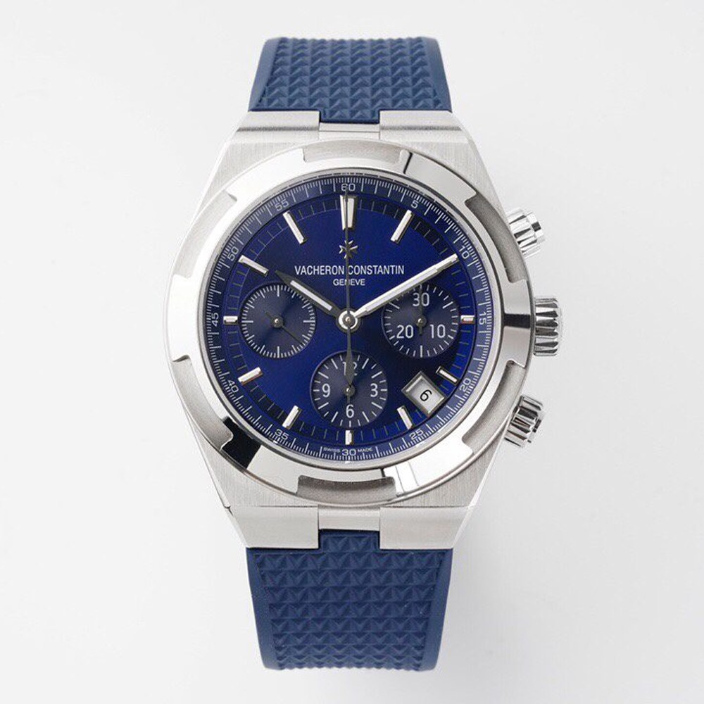 8F공장 바쉐론 콘스탄틴 오버시즈 크로노그래프 블루 다이얼 42mm 5500V/110A-B148