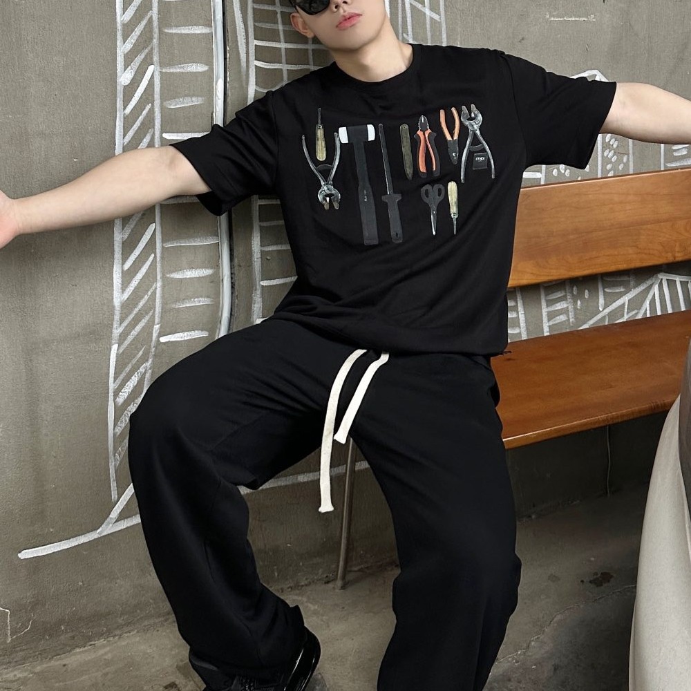 펜디 24SS 프린팅 반팔 티셔츠