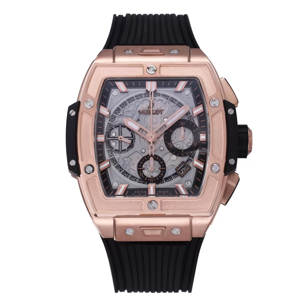 BBF공장 위블로 스피릿 오브 빅뱅 블루 티타늄 킹 골드 러버 스트랩 42mm 642.OX.0180.RX