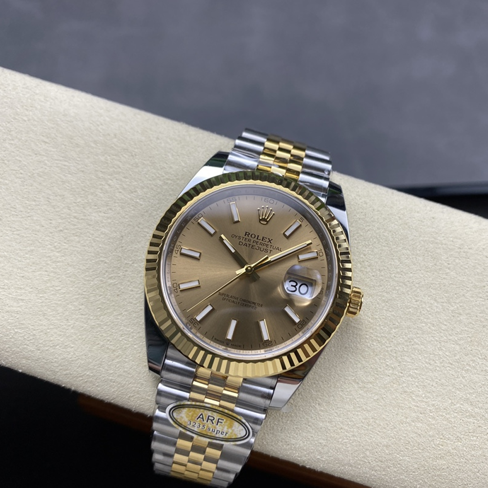 ARF공장 롤렉스 데이저스트 옐로우골드 다이얼 바인덱스  YG 콤비 쥬빌레 41mm 126333