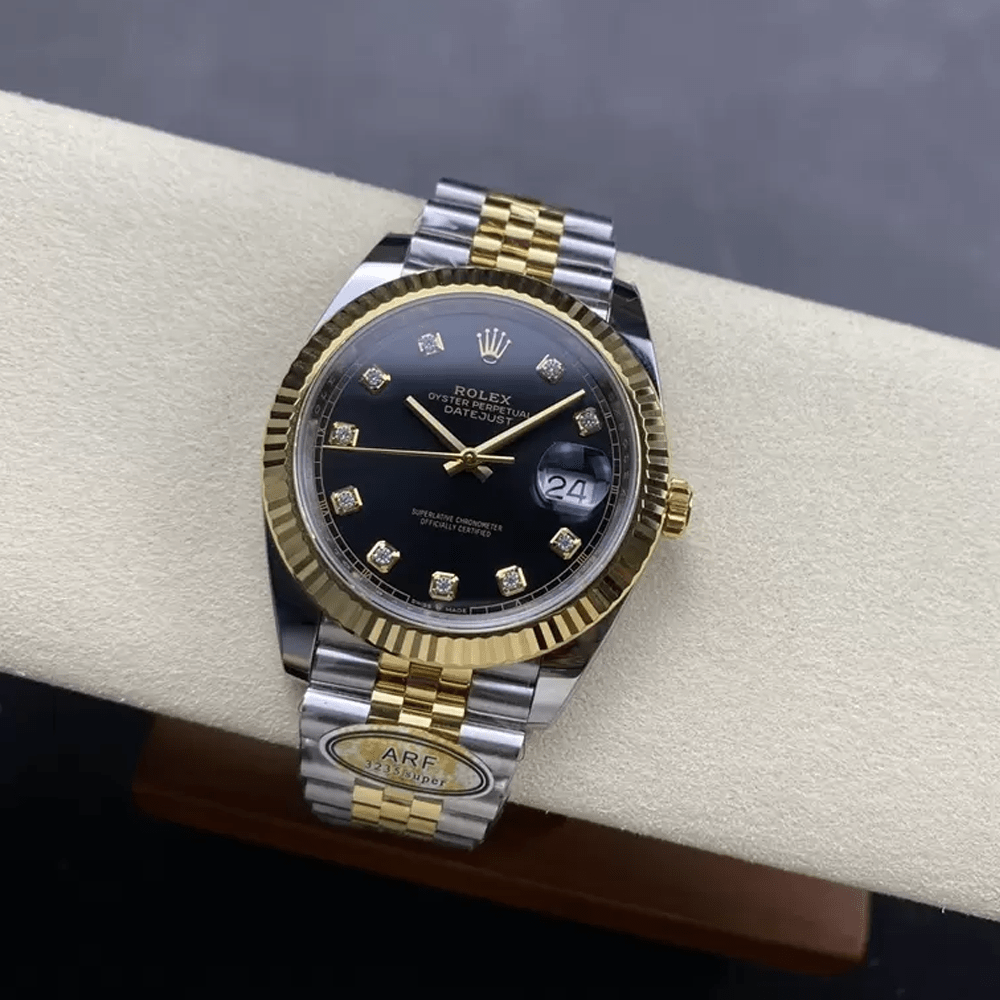 ARF공장 롤렉스 데이저스트 검판 다이얼 10P 다이아 YG 콤비 쥬빌레 41mm 126333