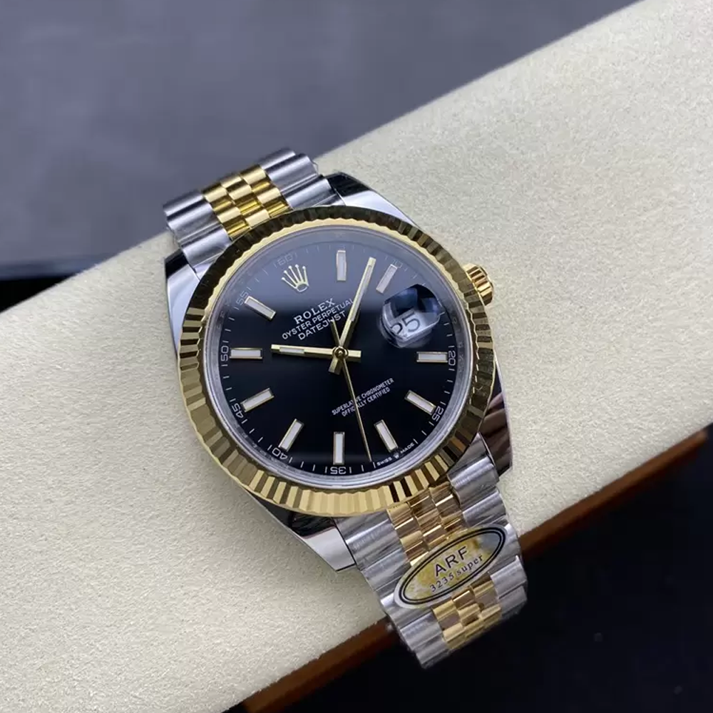 ARF공장 롤렉스 데이저스트 검판 다이얼 바인덱스 YG 콤비 쥬빌레 41mm 126333
