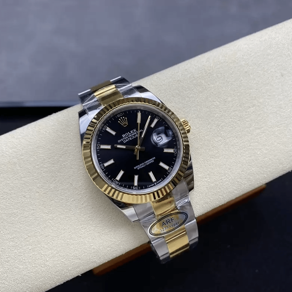 ARF공장 롤렉스 데이저스트 검판 다이얼 바인덱스 YG 콤비 오이스터 41mm 126333