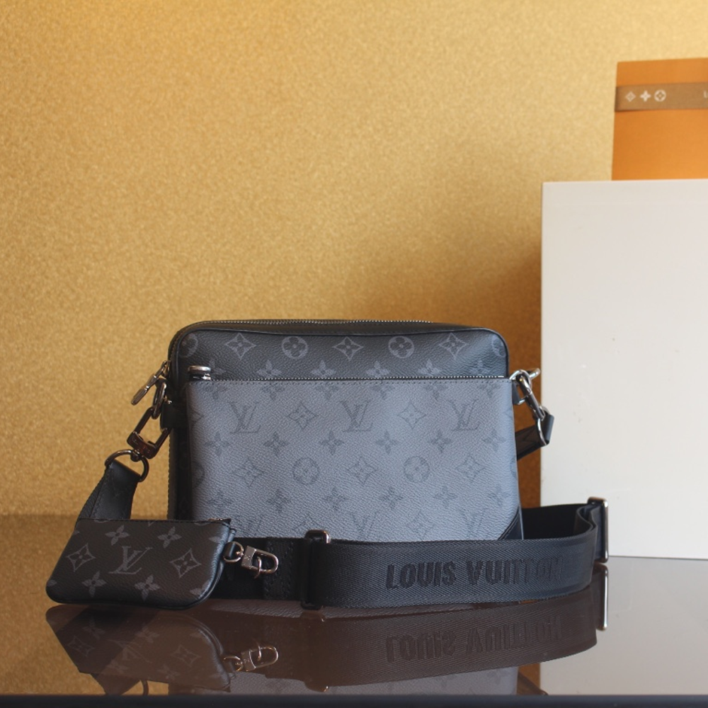 루이비통 트리오 메신저 모노그램 이클립스 M69443