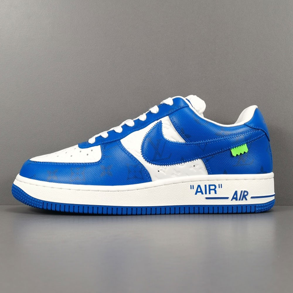 루이비통 X 에어포스 1 로우 블루 화이트