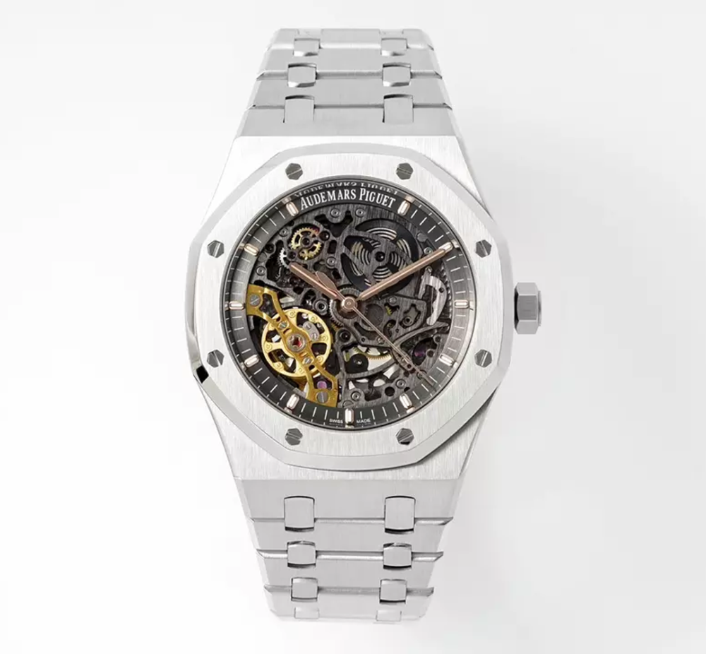 ZF공장 오데마피게 로얄오크 스켈레톤 다이얼 스틸 SS 브레이슬릿 41mm 15407ST