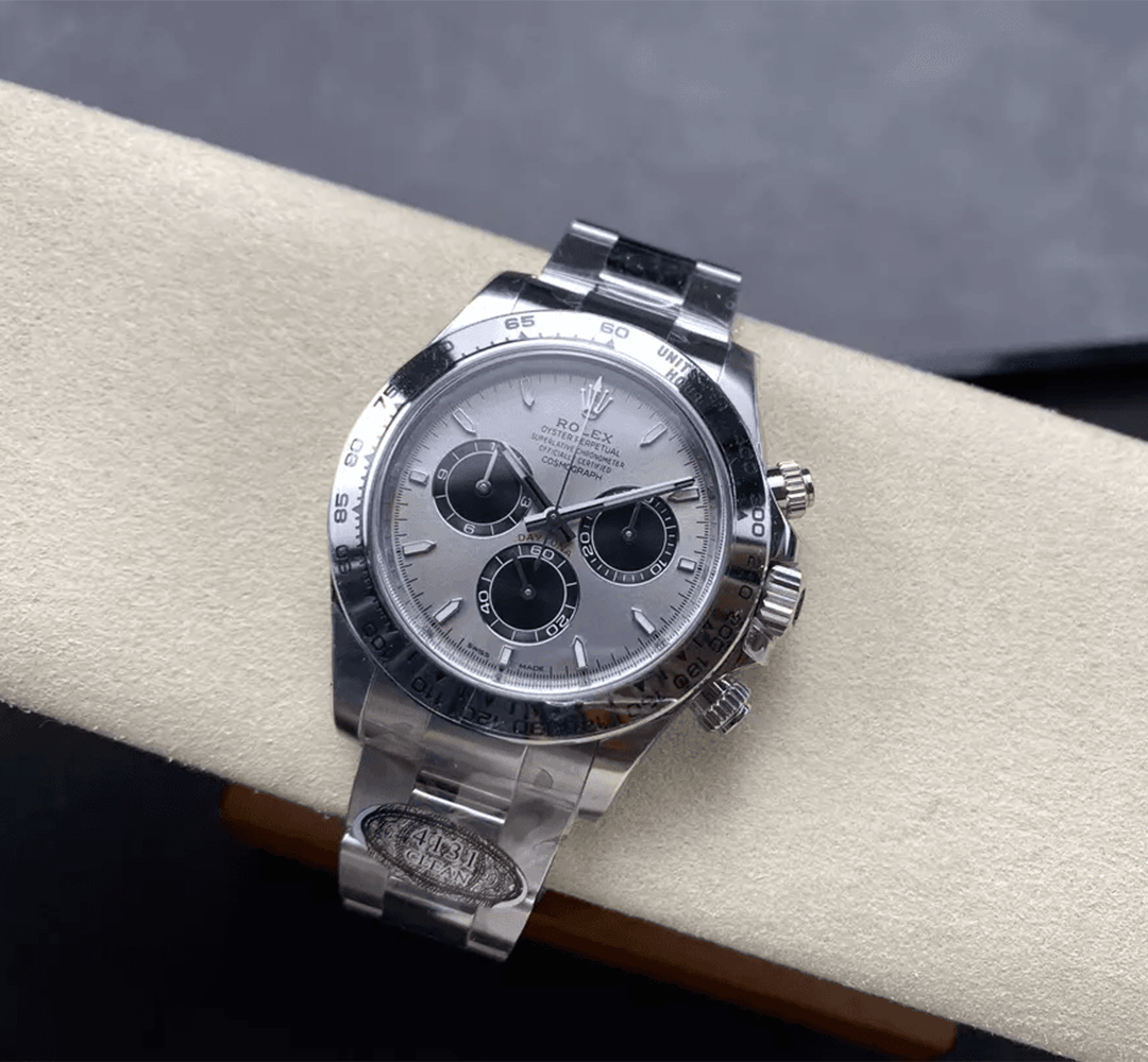 롤렉스 데이토나 크로노그래프 그레이 다이얼 바인덱스 SS 브레이슬릿 40mm 126509