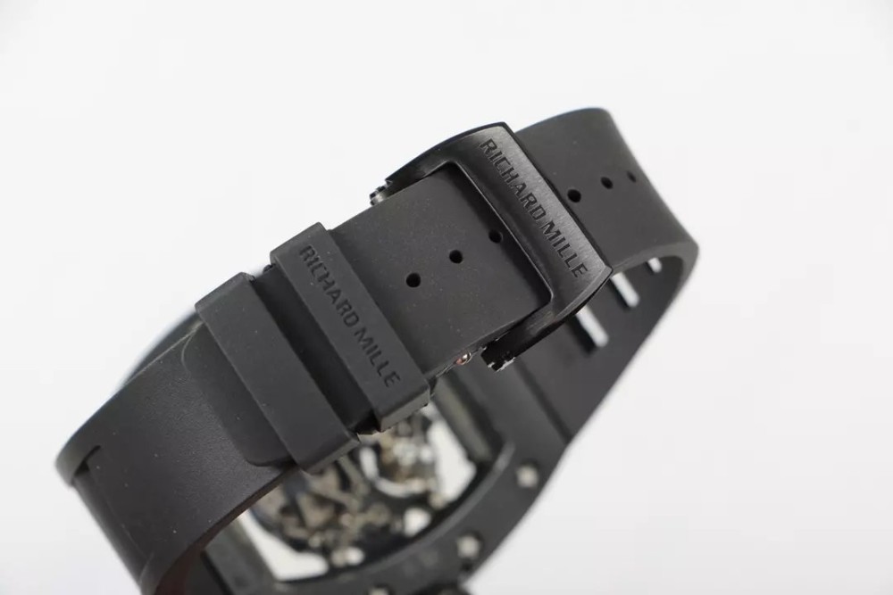 RM공장 리차드밀 부바왓슨 블랙 세라믹 블랙 러버밴드 RM055