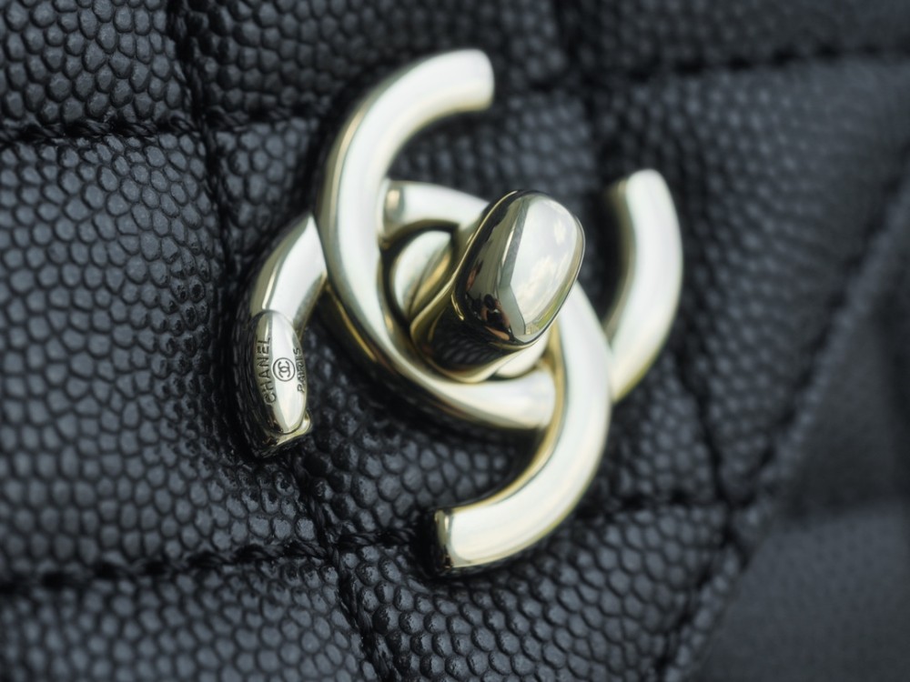 팬더샵 샤넬 코코핸들 블랙 미니 캐비어