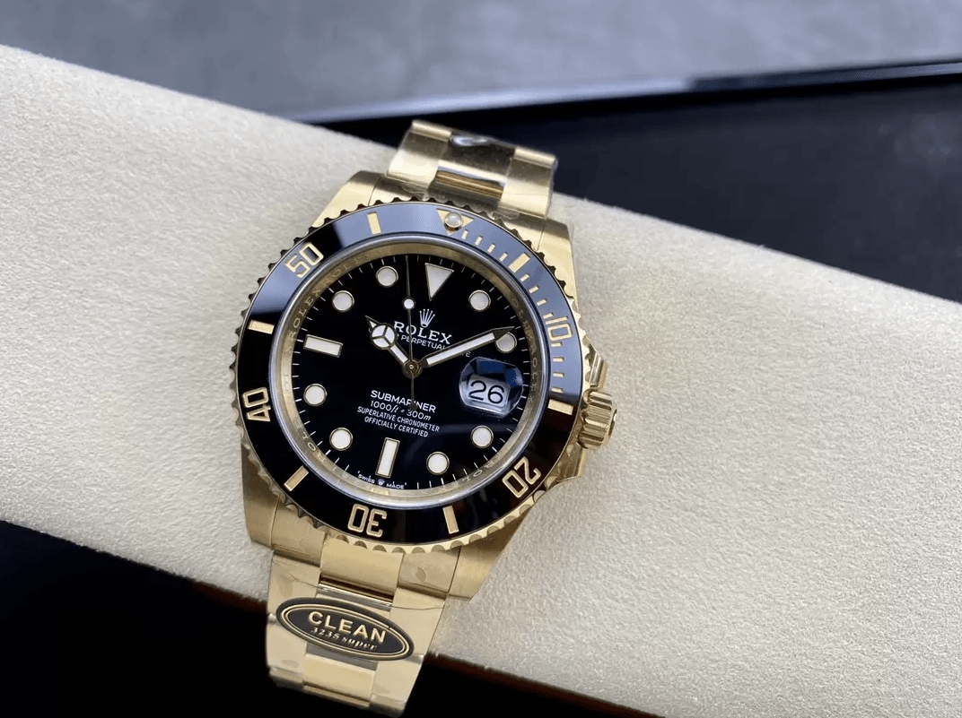 롤렉스 신형 서브마리너 검판 YG 금통 41mm 126618 LN