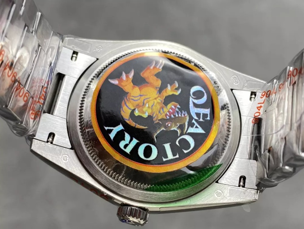 QF공장 v5 롤렉스 데이데이트 그레이 로만 다이얼 화이트골드 36mm 128236