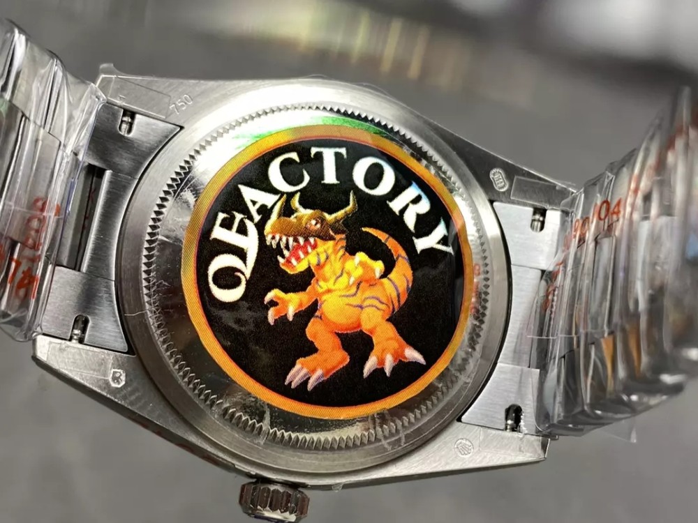 QF공장 롤렉스 데이데이트 플래티넘 다이얼 바게트다이아 SS 브레이슬릿 36mm 128236