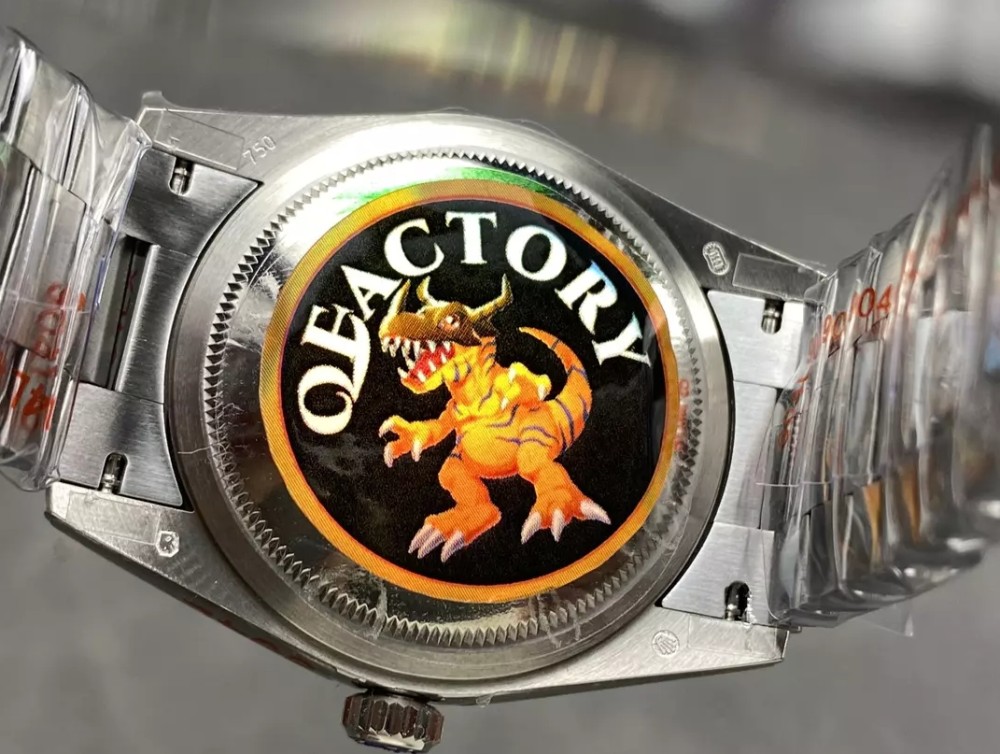 QF공장 v5 롤렉스 데이데이트 청판 다이얼 바게트다이아 SS 브레이슬릿 36mm 128236