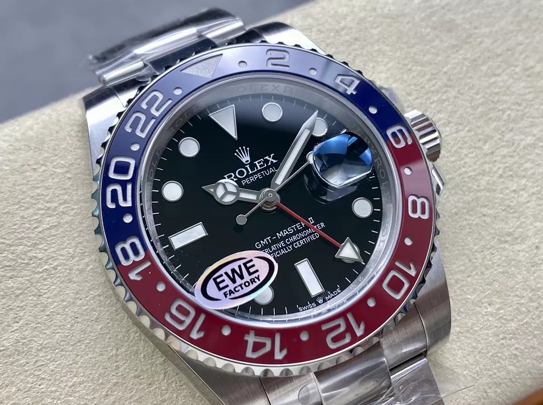 EWE공장 롤렉스 GMT 마스터2 펩시맨 오이스터 브레이슬릿 40mm 126710 BLRO
