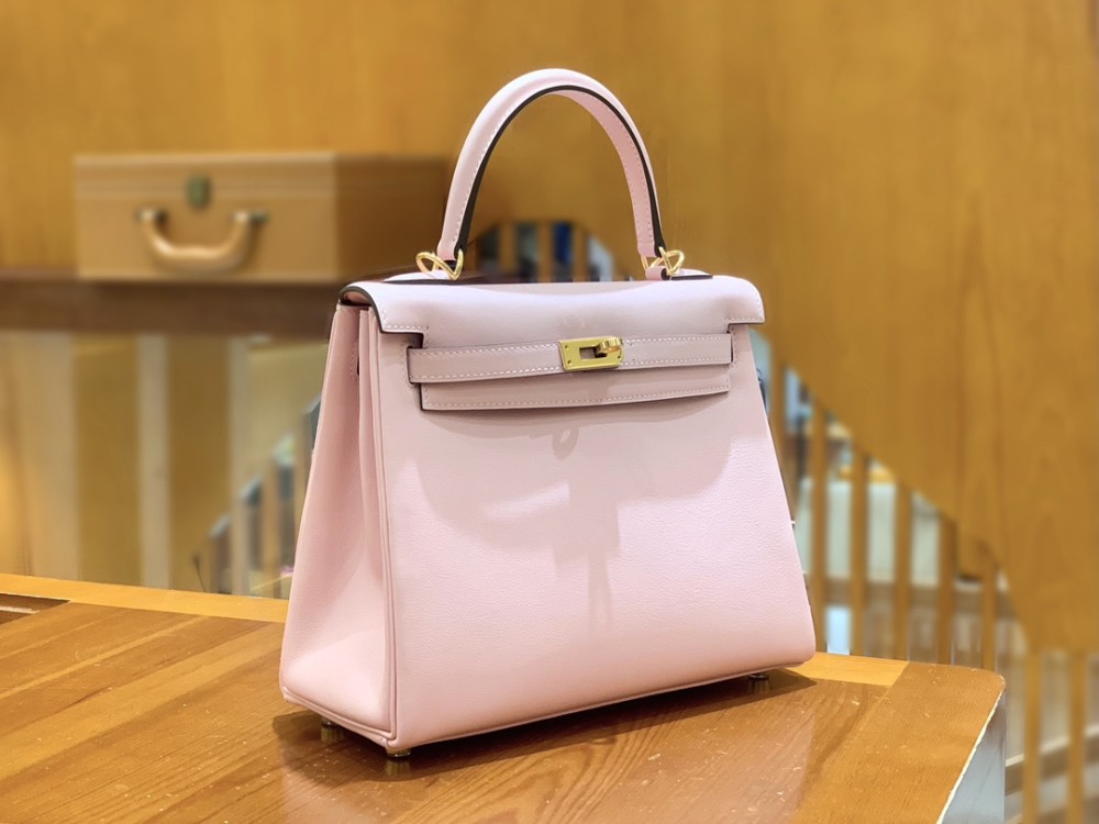 올수공 에르메스 켈리 25 토고 사쿠라 핑크 골드 버클