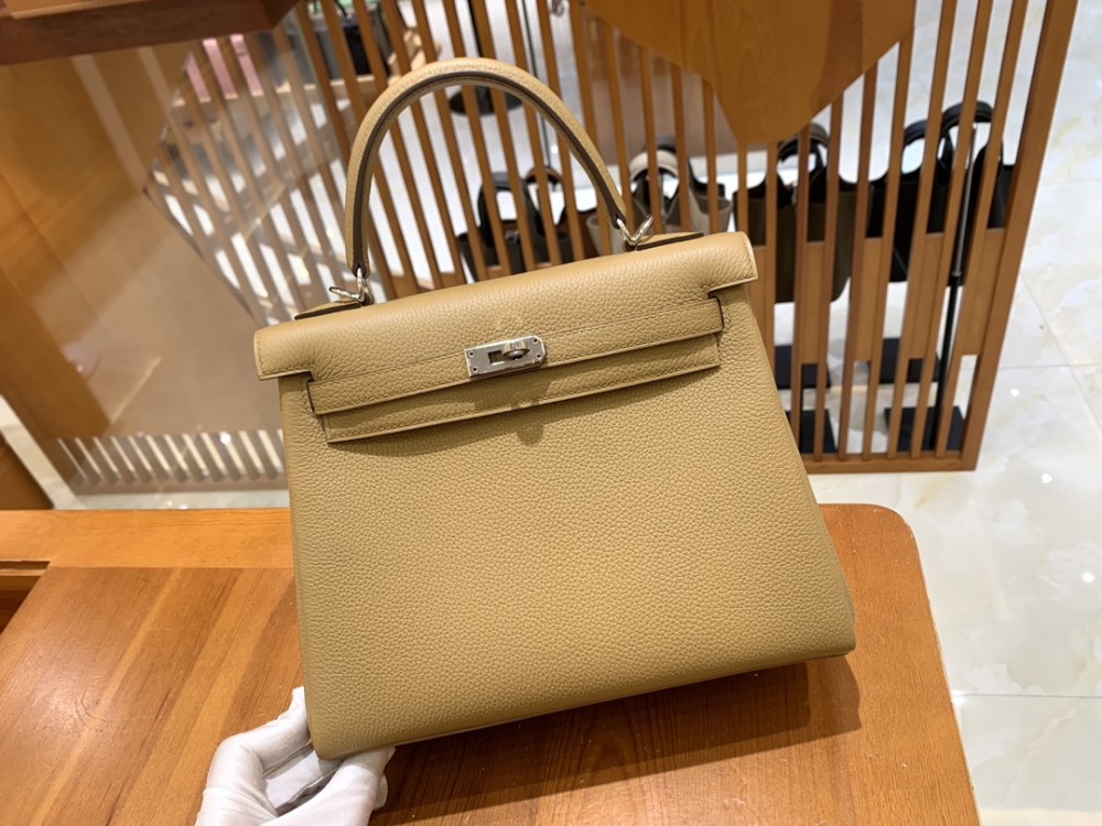 올수공 에르메스 켈리 25 토고 비스킷 실버 버클