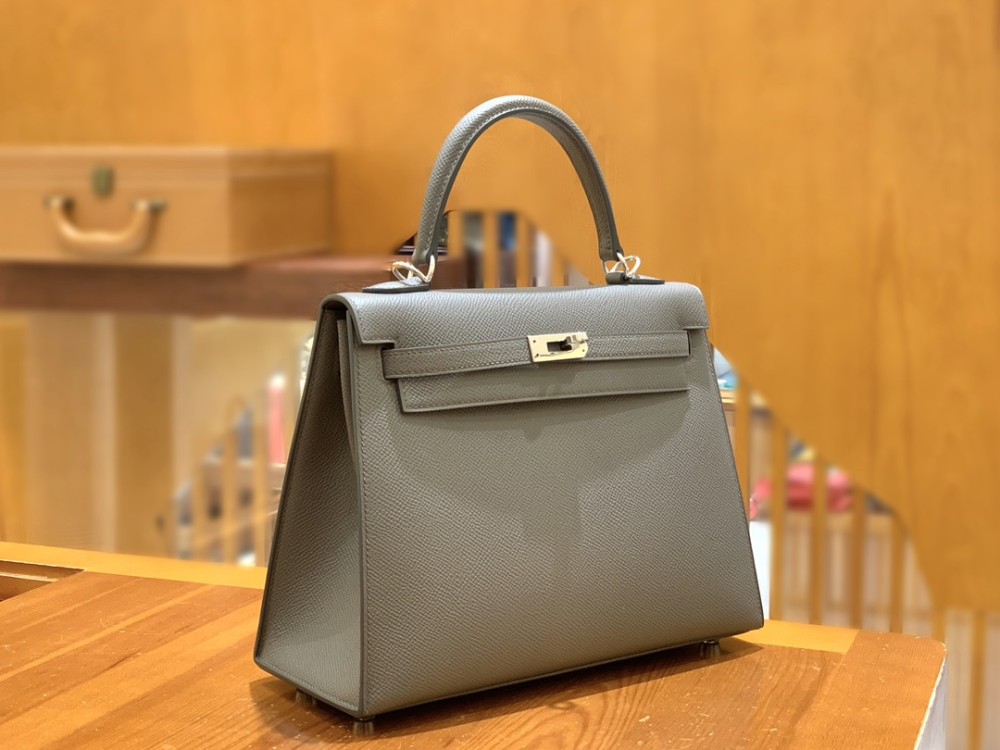 올수공 에르메스 켈리 25 엡송 그레이 실버 버클