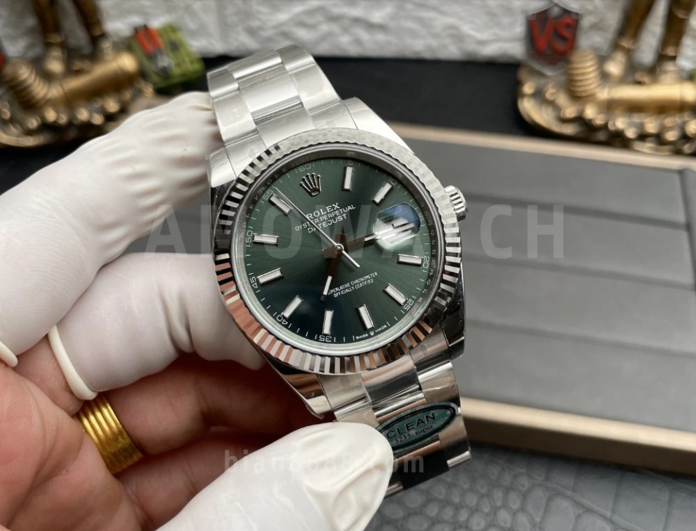 클린공장 롤렉스 데이저스트 민트 그린 다이얼 바인덱스 오이스터 41mm 126334
