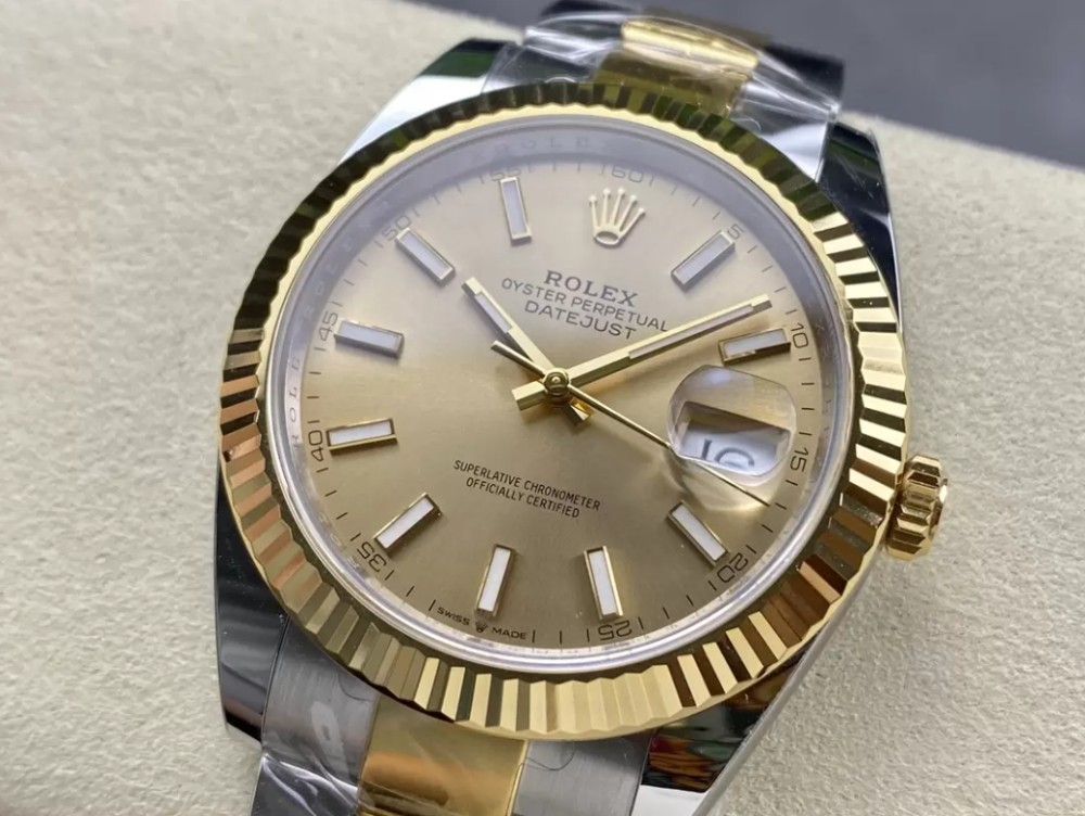 ARF공장 롤렉스 데이저스트 YG 스틱 옐로우 골드 다이얼 콤비 오이스터 41mm 126333-0009