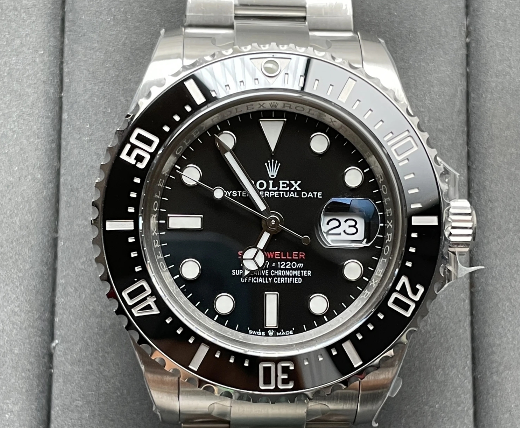 롤렉스 씨드웰러 검판 다이얼 SS 브레이슬릿 43mm 126600