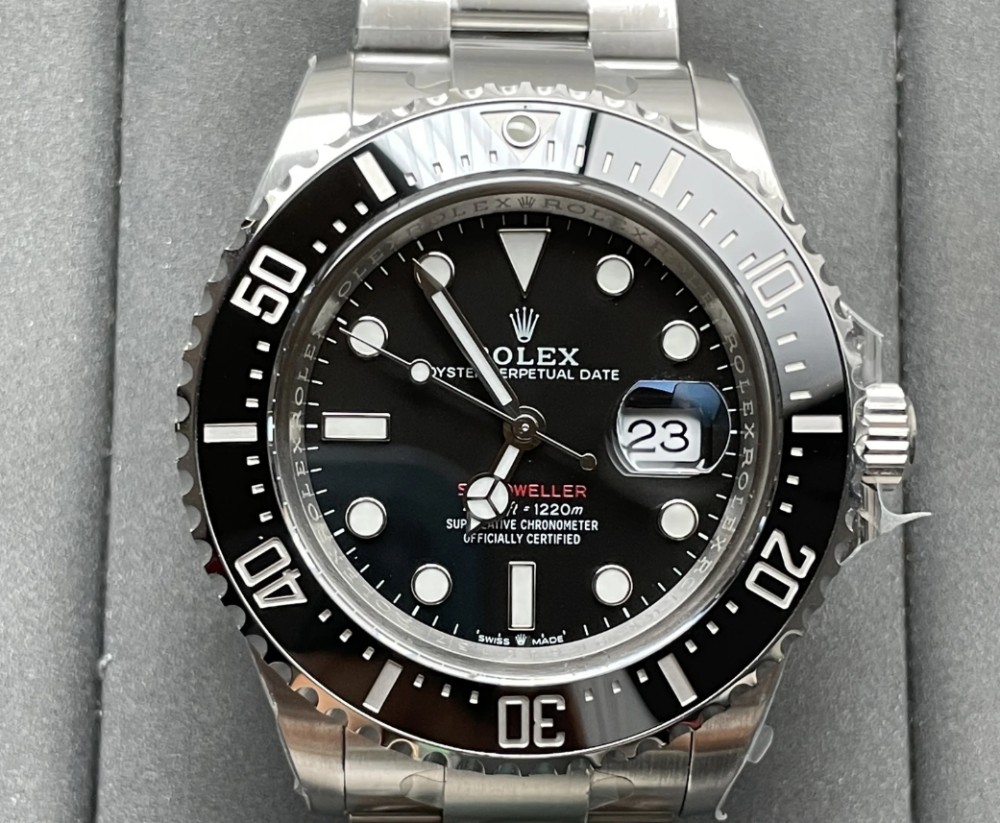 클린공장 롤렉스 씨드웰러 검판 다이얼 SS 브레이슬릿 43mm 126600