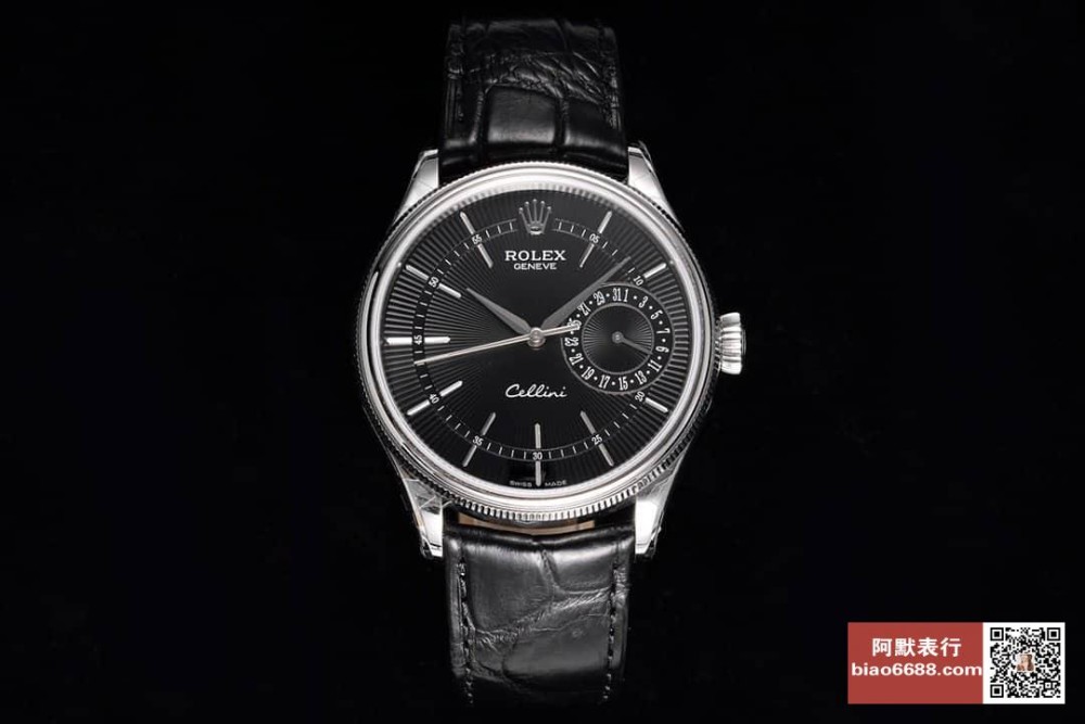 GM공장 롤렉스 셀리니 시리즈 캘린더 화이트골드 블랙 다이얼 39mm m50519-0014