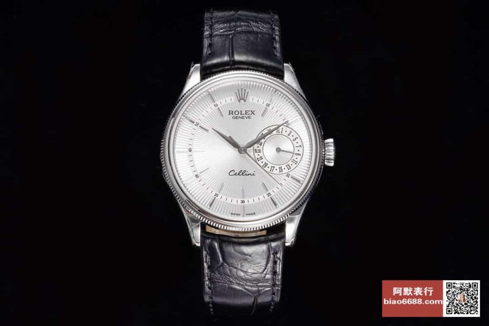 GM공장 롤렉스 셀리니 시리즈 캘린더 화이트골드 실버 다이얼 39mm m50519-0006