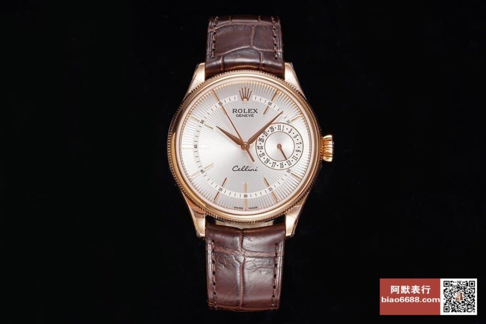 GM공장 롤렉스 셀리니 시리즈 캘린더 로즈골드 실버 다이얼 39mm m50515-0008