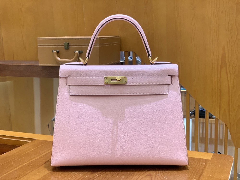 올수공 에르메스 켈리 28 엡송 체리 블라썸 핑크 골드 버클
