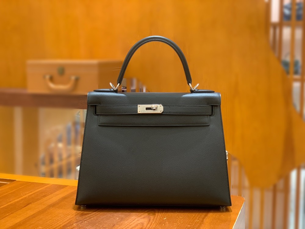 올수공 에르메스 켈리 28 엡송 블랙 실버 버클