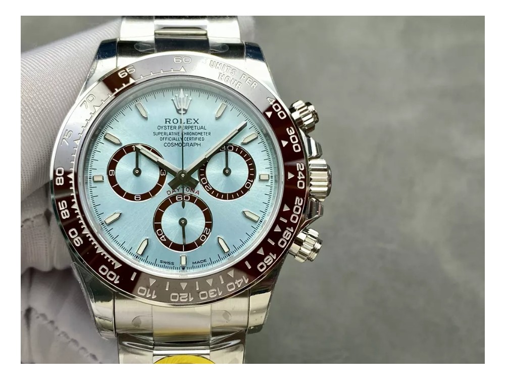 VS공장 롤렉스 데이토나 크로노그래프 아이스블루 다이얼 바인덱스 40mm (V3 텅스텐 헤비버전) 126506