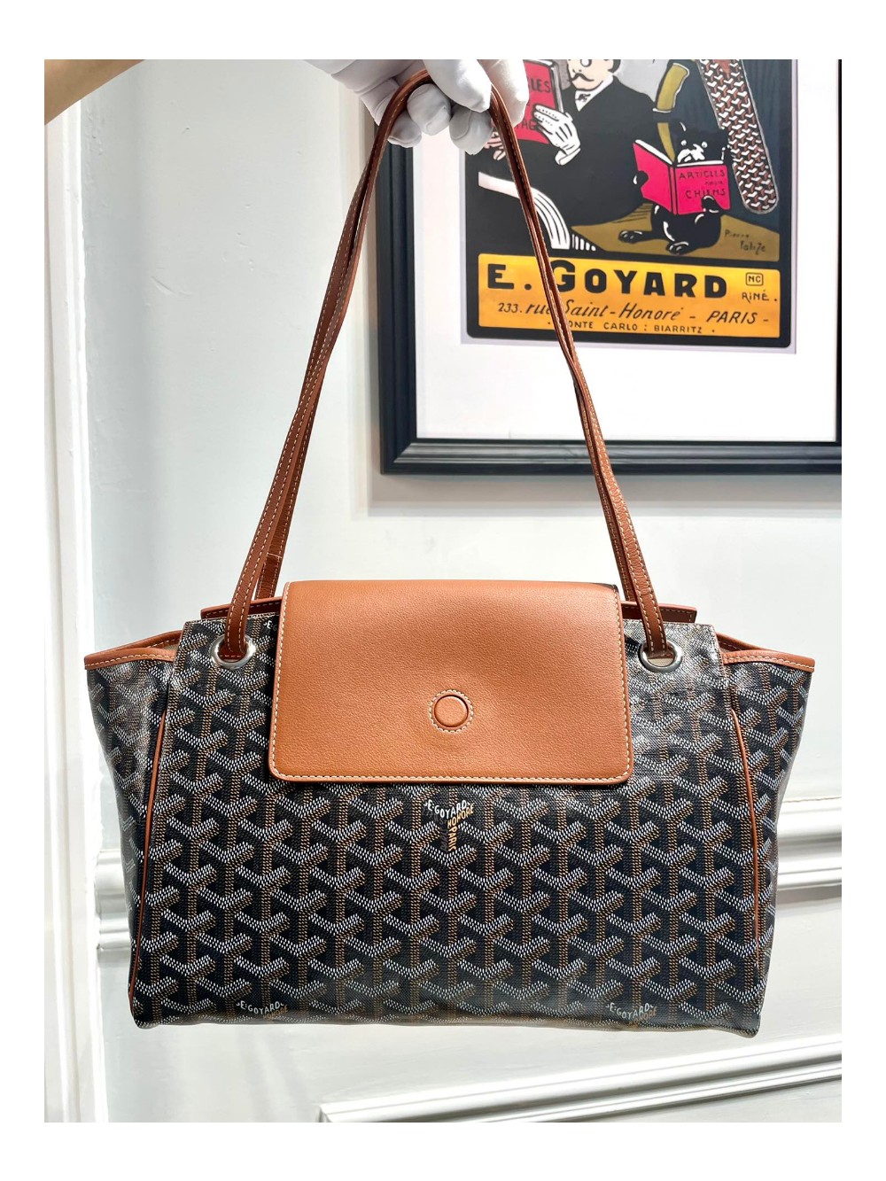 고야드 루에뜨 PM 블랙텐