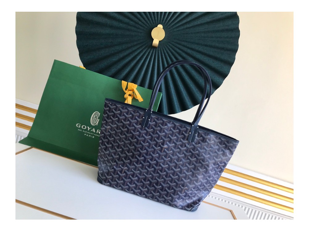 고야드 생루이 토트백 네이비