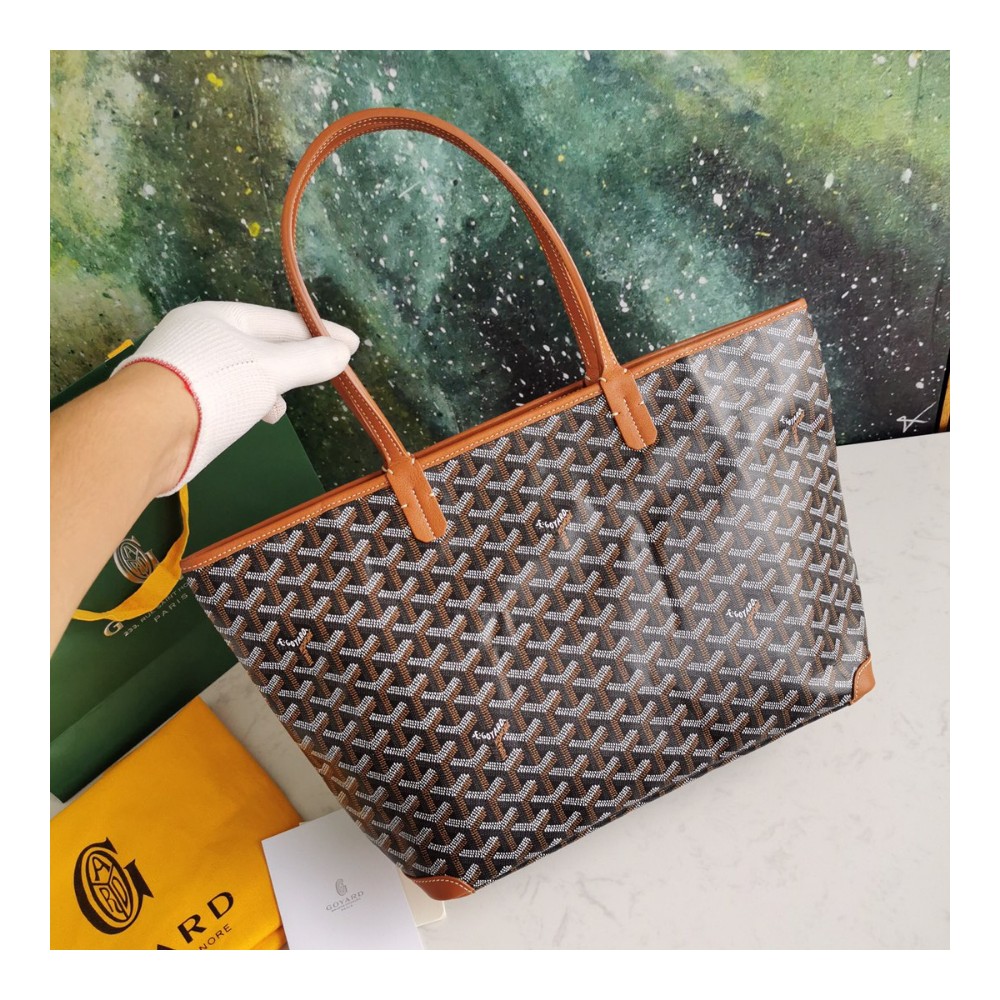 고야드 생루이 토트백 블랙텐