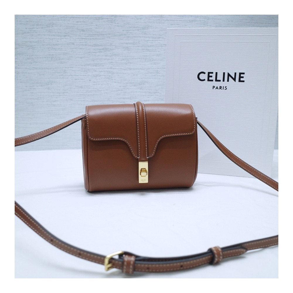 셀린느 숄더백 브라운