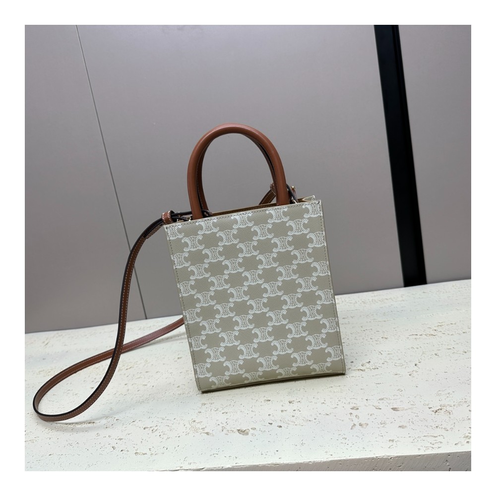 셀린느 CELINE MINI TOTE CABAS TRIOMPHE 미니 토트 백 숄더 백 194372