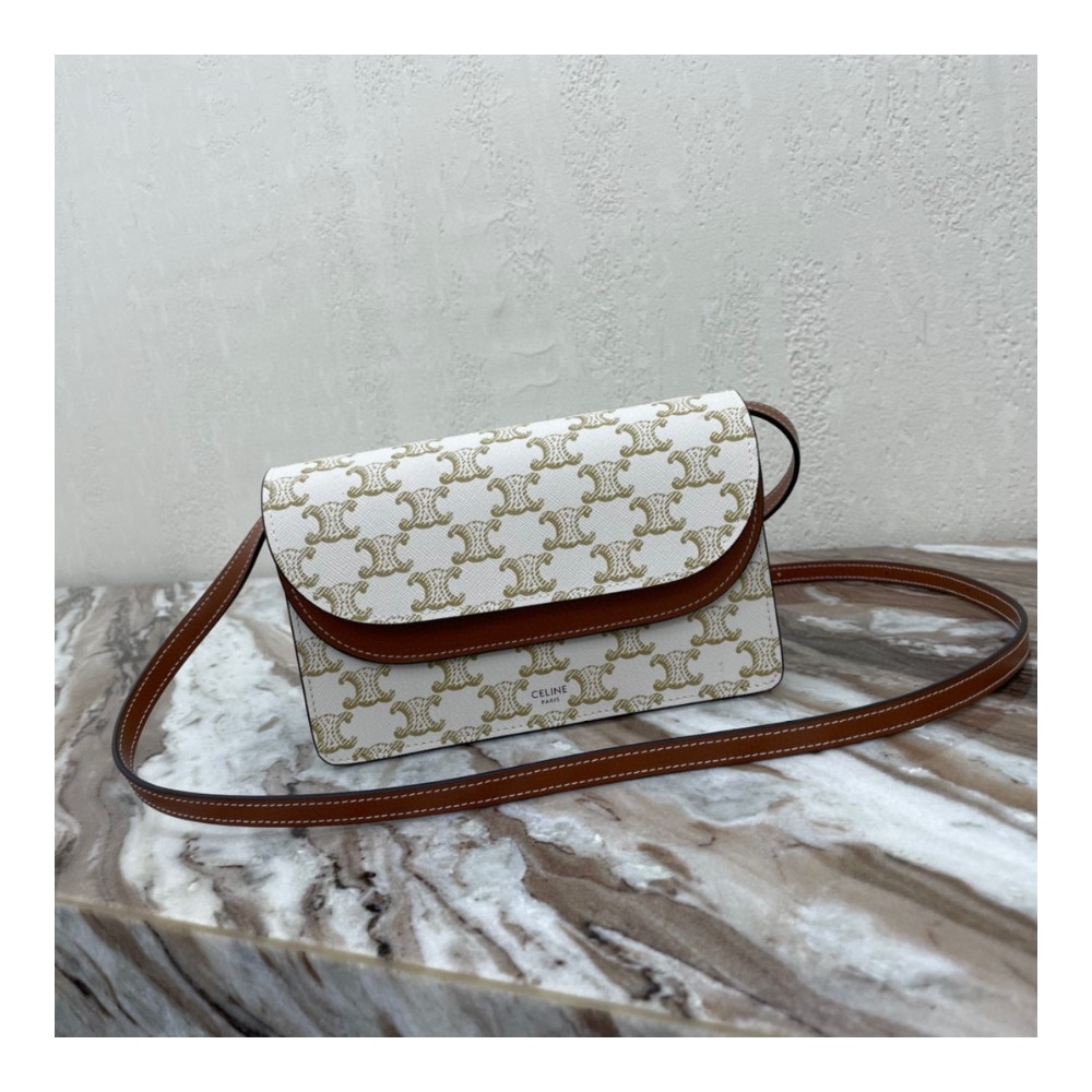 셀린느 CELINE CANVAS WOC 숄더 백 10D852