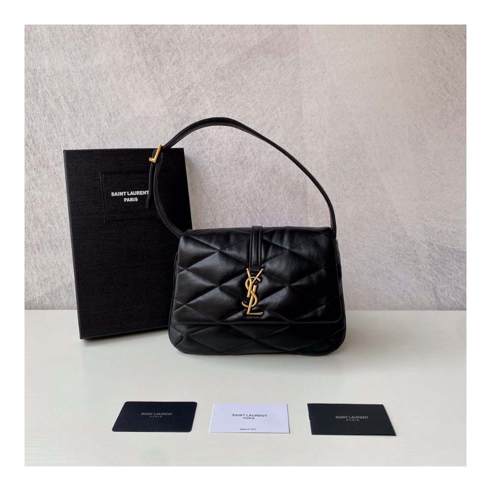 생로랑 퀼팅 램스킨 LE 57 숄더백 블랙