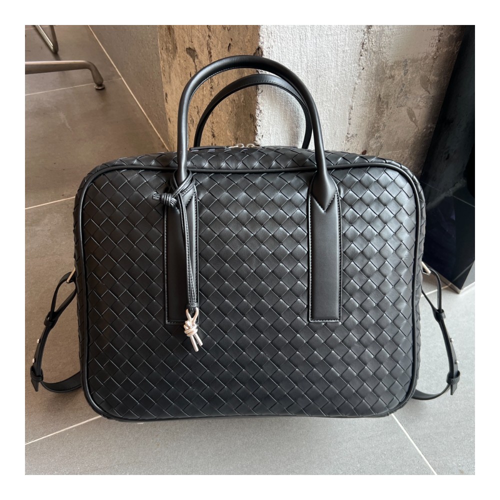 보테가베네타 intrecciato 소가죽 여행가방 766372