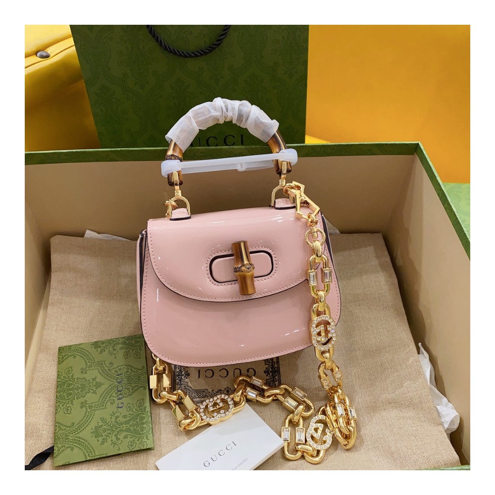 구찌 Bamboo 핸들백 토트백 숄더백 724641