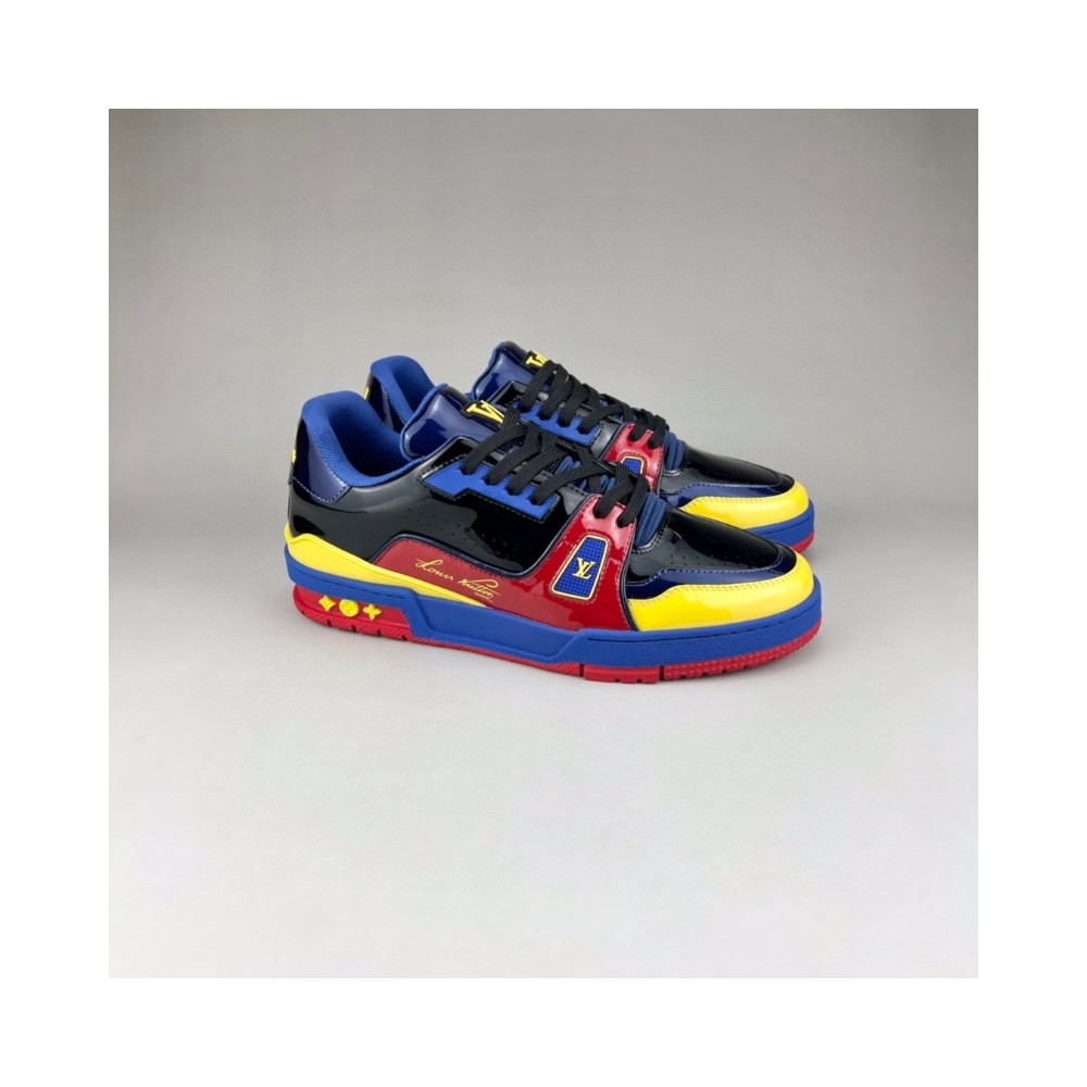 루이비통 트레이너 남녀공용 신발 운동화 스니커즈