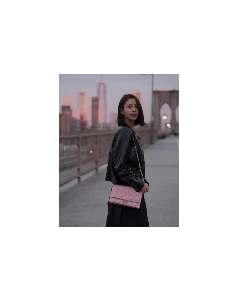 [고민시 PICK] 디올 MISS DIOR 탑 핸들 백 핑크